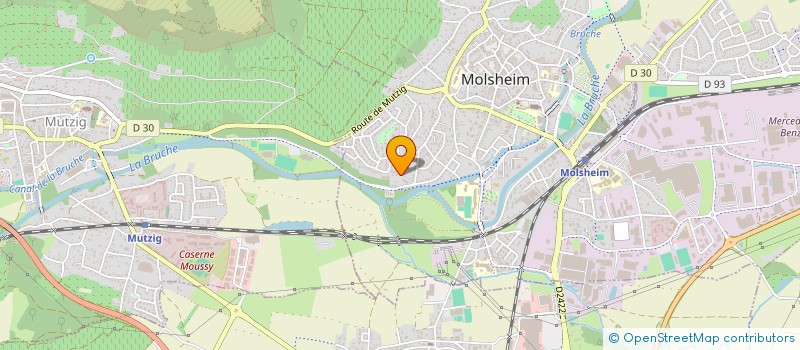 localisation de l'entreprise SCI LOCAROC  MOLSHEIM