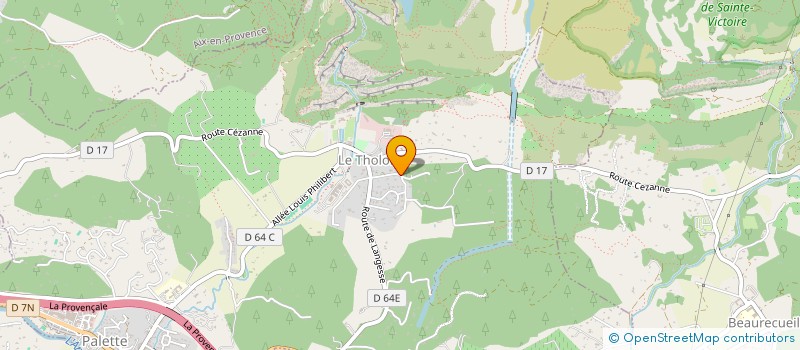 localisation de l'entreprise SCI LOCAROL  LE THOLONET