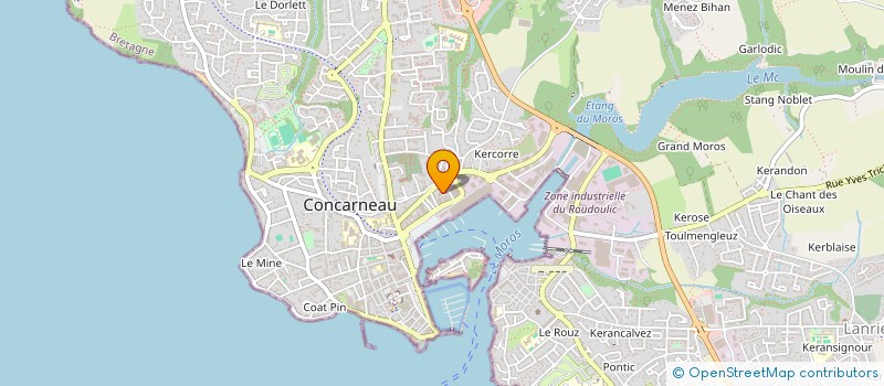 localisation de l'entreprise SCI LOCART  CONCARNEAU