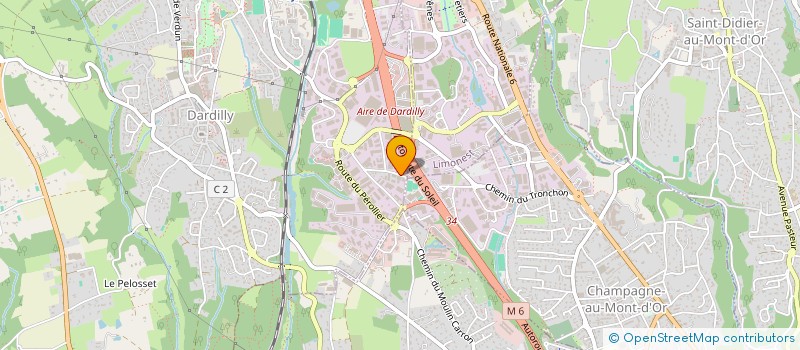 localisation de l'entreprise SCI LOCARTISAN II  DARDILLY