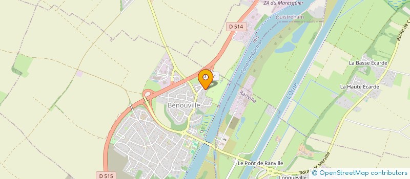 localisation de l'entreprise SCI LOCASAIL  BENOUVILLE