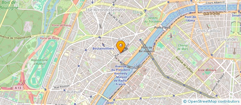 localisation de l'entreprise SCI LOCASERVE A.  PARIS