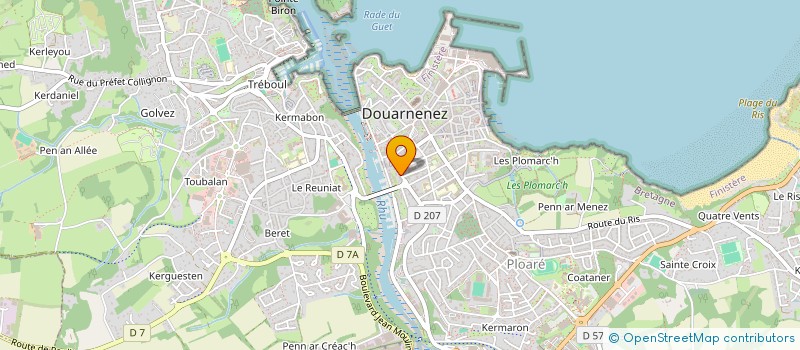 localisation de l'entreprise SCI LOCASERVICES  DOUARNENEZ