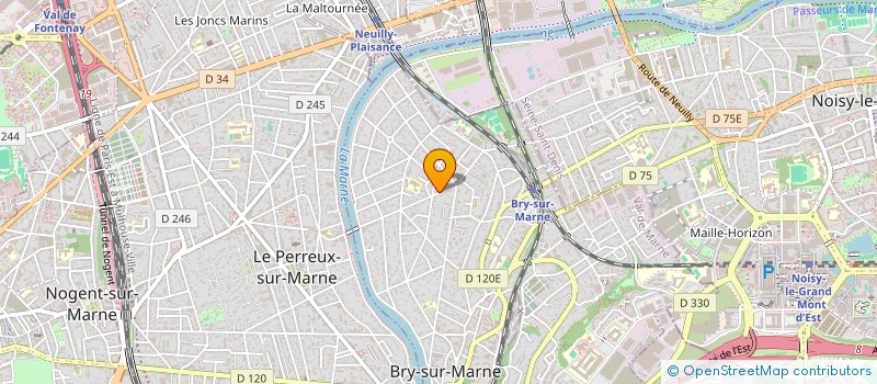 localisation de l'entreprise SCI LOCASIER  BRY-SUR-MARNE
