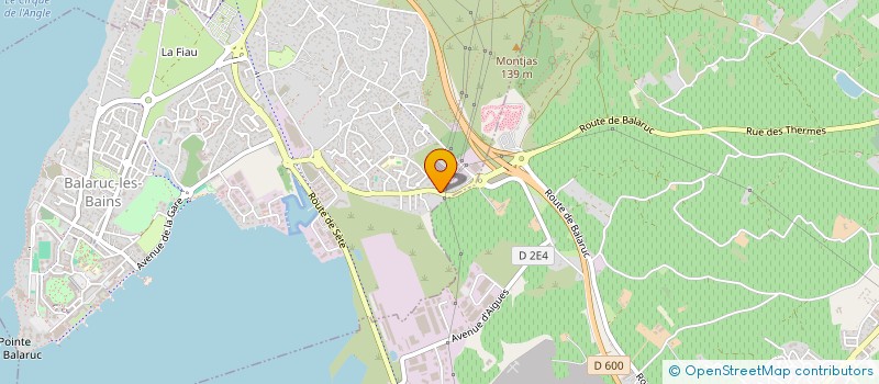 localisation de l'entreprise SCI LOCASOL  BALARUC-LES-BAINS