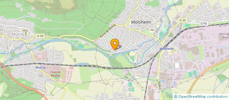 localisation de l'entreprise SCI LOCASPACE  MOLSHEIM