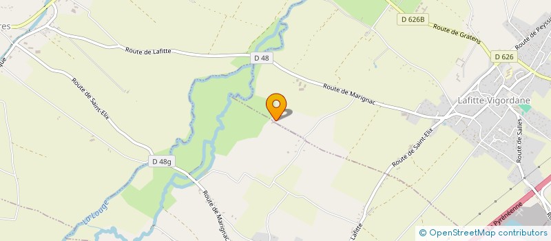 localisation de l'entreprise SCI LOCASTOC  LAFITTE-VIGORDANE