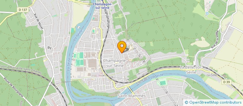 localisation de l'entreprise SCI LOCAT  CHAMPAGNE-SUR-SEINE