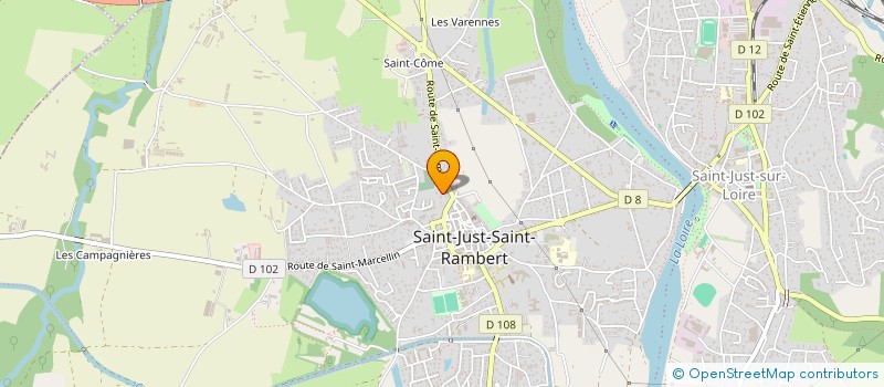 localisation de l'entreprise SCI LOCAT  SAINT-JUST-SAINT-RAMBERT