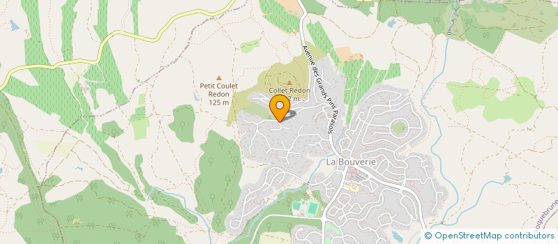 localisation de l'entreprise SCI LOCATEC à ROQUEBRUNE-SUR-ARGENS