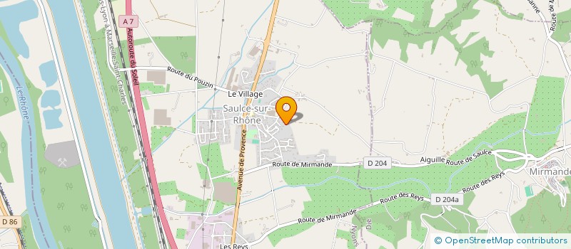 localisation de l'entreprise SCI  LOCATETHAN  SAULCE-SUR-RHONE