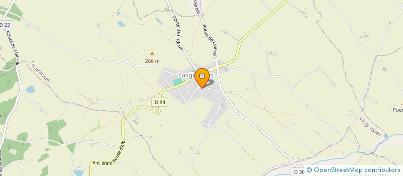 localisation de l'entreprise SCI LOCATH  LASGRAISSES