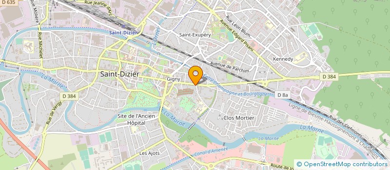localisation de l'entreprise SCI LOCATIM à SAINT-DIZIER