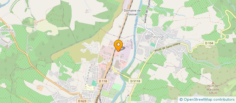 localisation de l'entreprise SCI LOCATION à LIMOUX