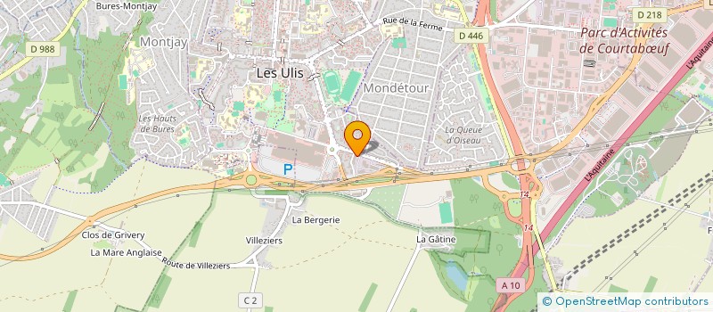 localisation de l'entreprise SCI LOCATION-MJC972 à LES ULIS
