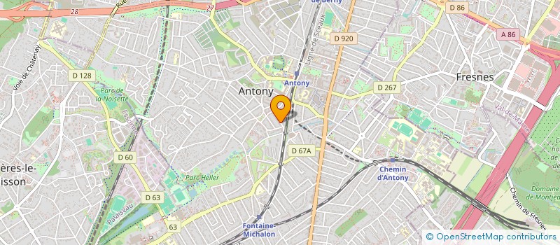 localisation de l'entreprise SCI LOCATION NOGAH à ANTONY