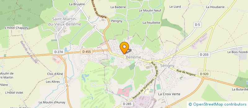 localisation de l'entreprise SCI LOCATIONS DO à BELLEME
