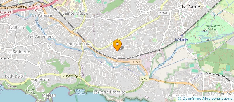 localisation de l'entreprise SCI LOCATIONS IMMOBILIERES  LA GARDE