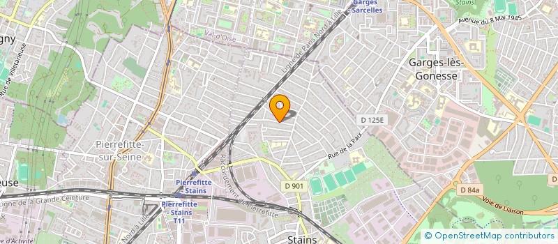 localisation de l'entreprise SCI LOCATIONS MODERNES  STAINS