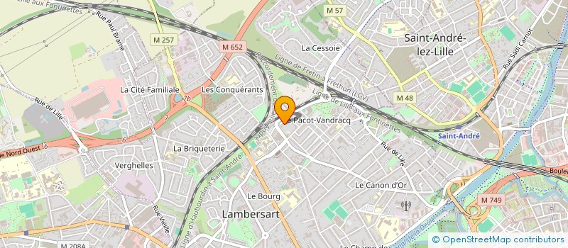 localisation de l'entreprise SCI LOCATIONS POUR VOS VACANCES à LAMBERSART