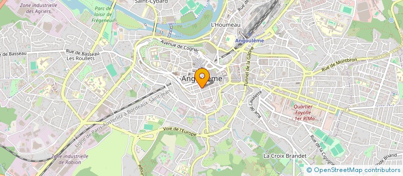 localisation de l'entreprise SCI LOCATIS à ANGOULEME