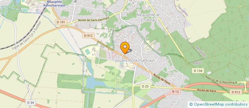 localisation de l'entreprise SCI LOCATIS  JOUARS-PONTCHARTRAIN