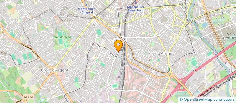 localisation de l'entreprise SCI LOCATIVE LANGUEDOCIENNE à MONTPELLIER