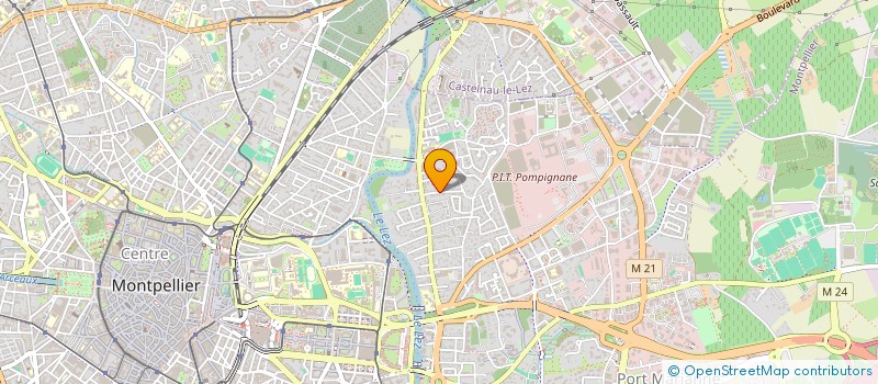 localisation de l'entreprise SCI LOCATOR à MONTPELLIER