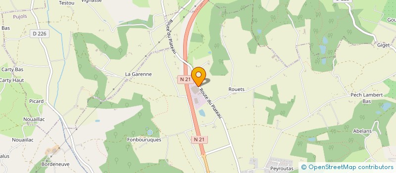 localisation de l'entreprise SCI LOCATRESSIN  SAINT-ANTOINE-DE-FICALBA