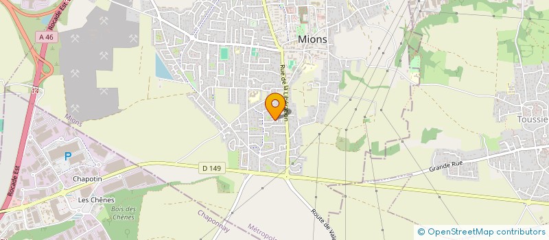 localisation de l'entreprise SCI LOCCHALLENGE  SAINT-PIERRE-DE-CHANDIEU