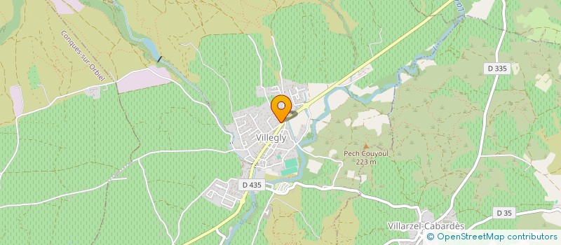 localisation de l'entreprise SCI LOCDEBRAM  VILLEGLY