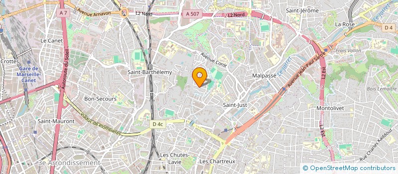 localisation de l'entreprise SCI LOCE à MARSEILLE