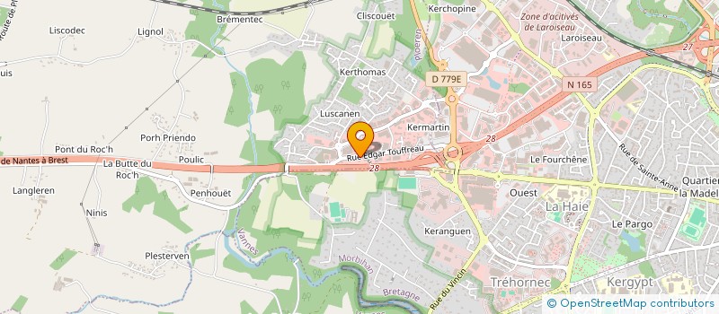 localisation de l'entreprise SCI LOCHES RESIDENCE MARY FLOR  PLOEREN