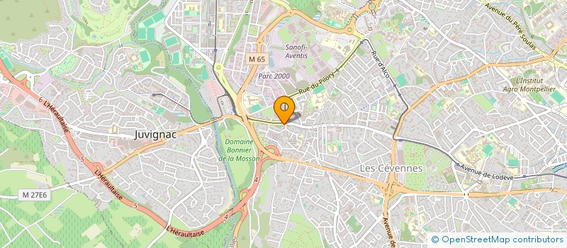 localisation de l'entreprise SCI LOCHI à MONTPELLIER