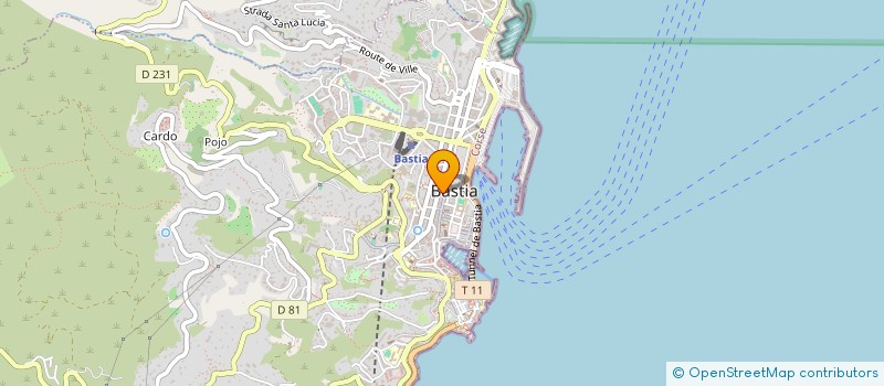 localisation de l'entreprise SCI LOCIMMO 2B à BASTIA