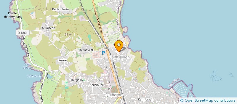 localisation de l'entreprise SCI LOCIMMO à QUIBERON