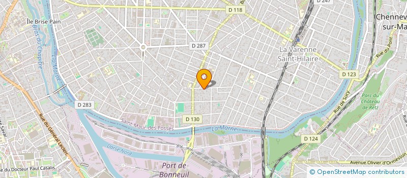 localisation de l'entreprise SCI LOCIMO à SAINT-MAUR-DES-FOSSES