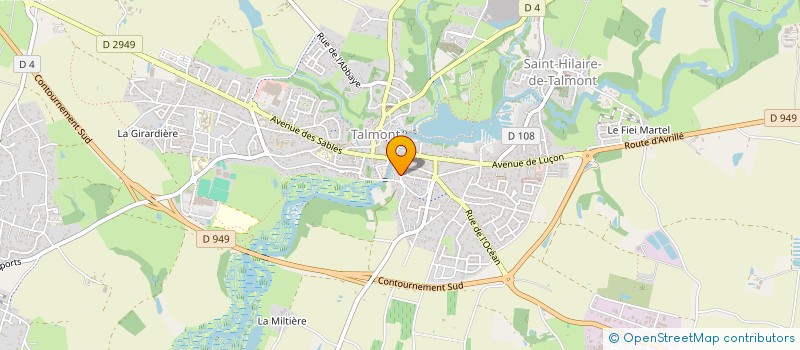 localisation de l'entreprise SCI LOCJEST  TALMONT-SAINT-HILAIRE