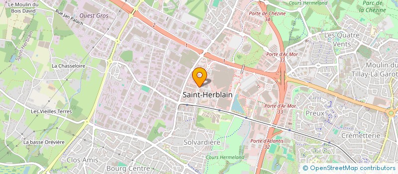 localisation de l'entreprise SCI LOCLA 1  ST-HERBLAIN