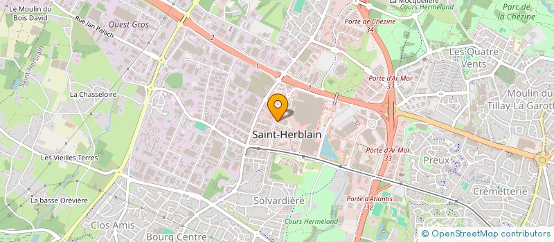 localisation de l'entreprise SCI LOCLA 3  ST-HERBLAIN