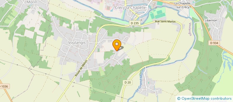 localisation de l'entreprise SCI LOCLAND  VOULANGIS