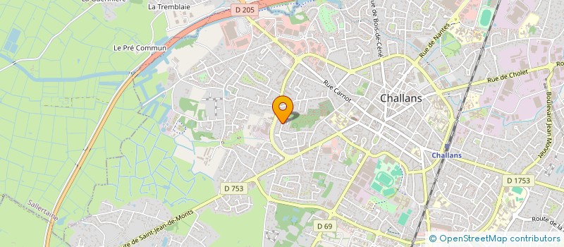 localisation de l'entreprise SCI LOCLARDS à CHALLANS