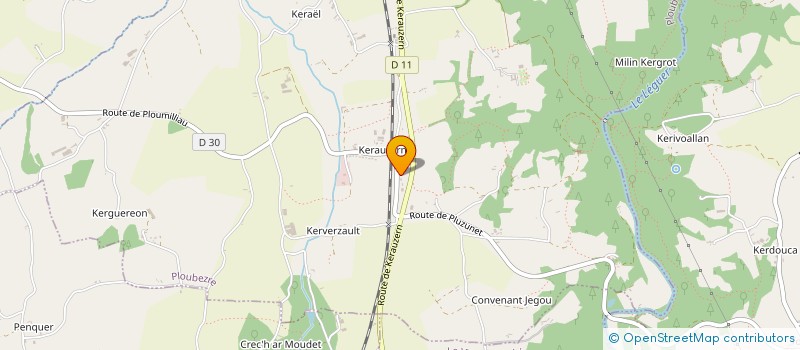 localisation de l'entreprise SCI LOCMENARD  PLOUBEZRE