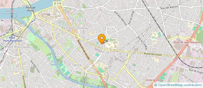 localisation de l'entreprise SCI LOCMI à SAINT-SEBASTIEN-SUR-LOIRE