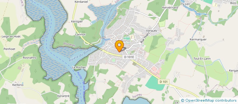 localisation de l'entreprise SCI LOCMINE ORTHODONTIE  LE BONO