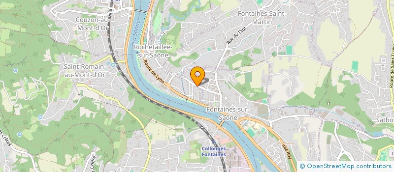 localisation de l'entreprise SCI LOCO  FONTAINES-SUR-SAONE