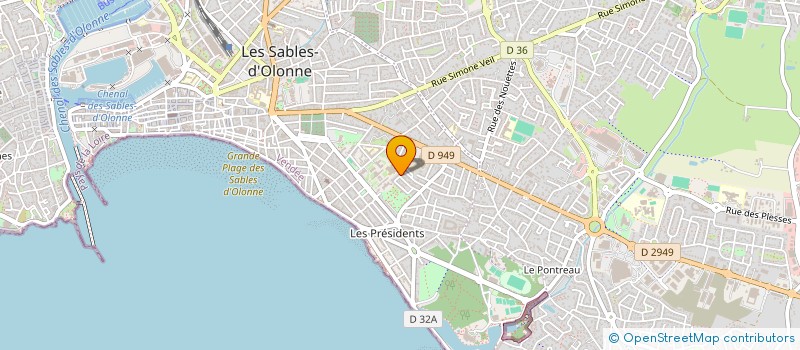 localisation de l'entreprise SCI LOCO à LES SABLES D'OLONNE