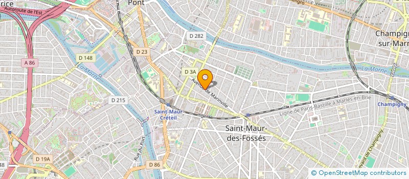 localisation de l'entreprise SCI LOCO à SAINT-MAUR-DES-FOSSES