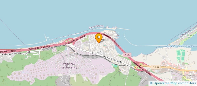 localisation de l'entreprise SCI LOCO D6  CHATEAUNEUF-LES-MARTIGUES