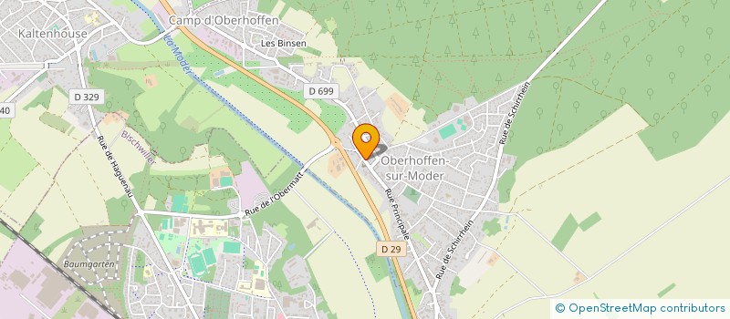 localisation de l'entreprise SCI LOCOBER  OBERHOFFEN-SUR-MODER